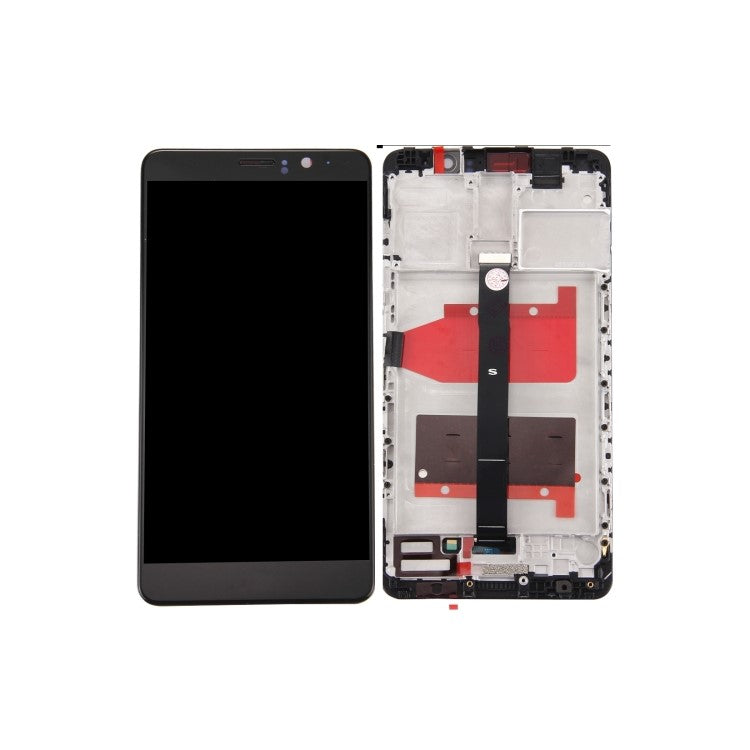 For Huawei Mate 9 Screen and Digitizer Assembly + Frame Replacement (Assembly) (without Logo) - Black