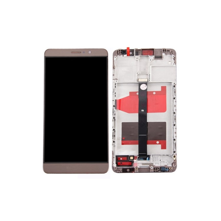 Replacement Screen and Digitizer Assembly + Frame for Huawei Mate 9 (Assembly) (without Logo) - Mocha Gold Color