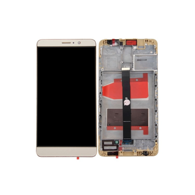 Screen and Digitizer Assembly + Frame Spare Part for Huawei Mate 9 (Assembly) (without Logo) - Gold Color