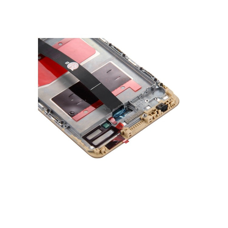 Screen and Digitizer Assembly + Frame Spare Part for Huawei Mate 9 (Assembly) (without Logo) - Gold Color