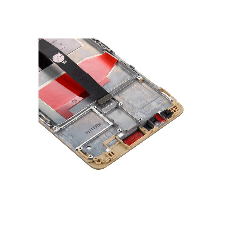Screen and Digitizer Assembly + Frame Spare Part for Huawei Mate 9 (Assembly) (without Logo) - Gold Color