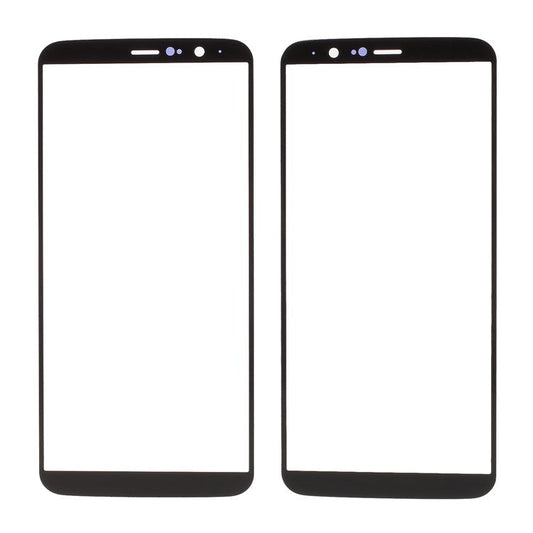 Black - Outer Front Screen Glass Lens Part for OnePlus 5T