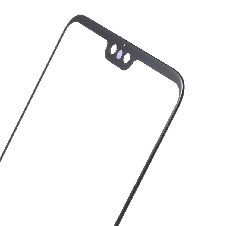 Black - Front Screen Glass Lens Replacement for Huawei P20 Pro (without Logo)