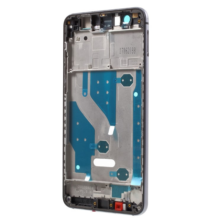OEM Middle Plate Frame Replacement for Huawei P10 Lite with Earpiece Mesh - Grey