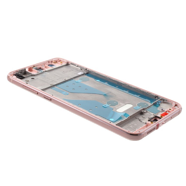 OEM Middle Plate Frame Replacement Part for Huawei P10 Lite with Earpiece Mesh - Rose Gold Color