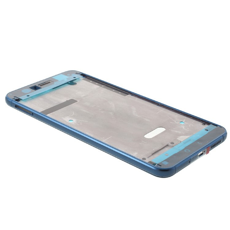 For Huawei P10 Lite OEM Middle Plate Frame Parts with Earpiece Mesh - Blue