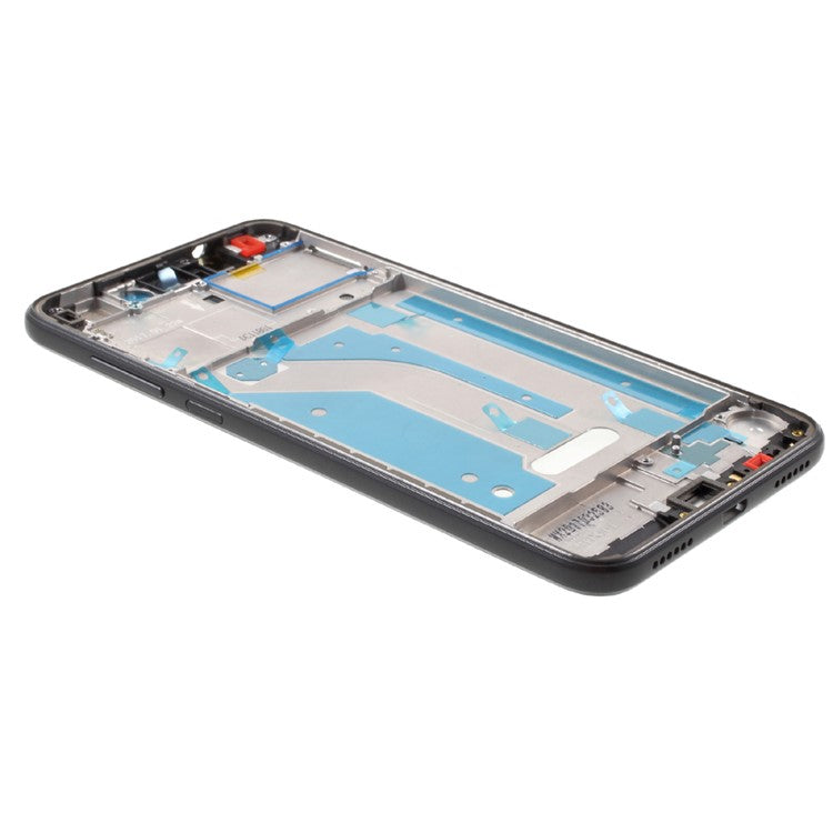 OEM Middle Plate Frame Replacement for Huawei P8 Lite (2017) / Honor 8 Lite with Earpiece Mesh - Black