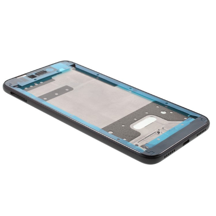 OEM Middle Plate Frame Replacement for Huawei P8 Lite (2017) / Honor 8 Lite with Earpiece Mesh - Black