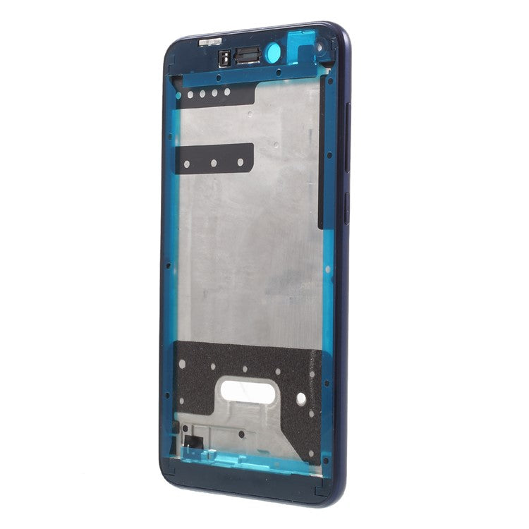 OEM Middle Plate Frame Part for Huawei P8 Lite (2017) / Honor 8 Lite with Earpiece Mesh - Dark Blue