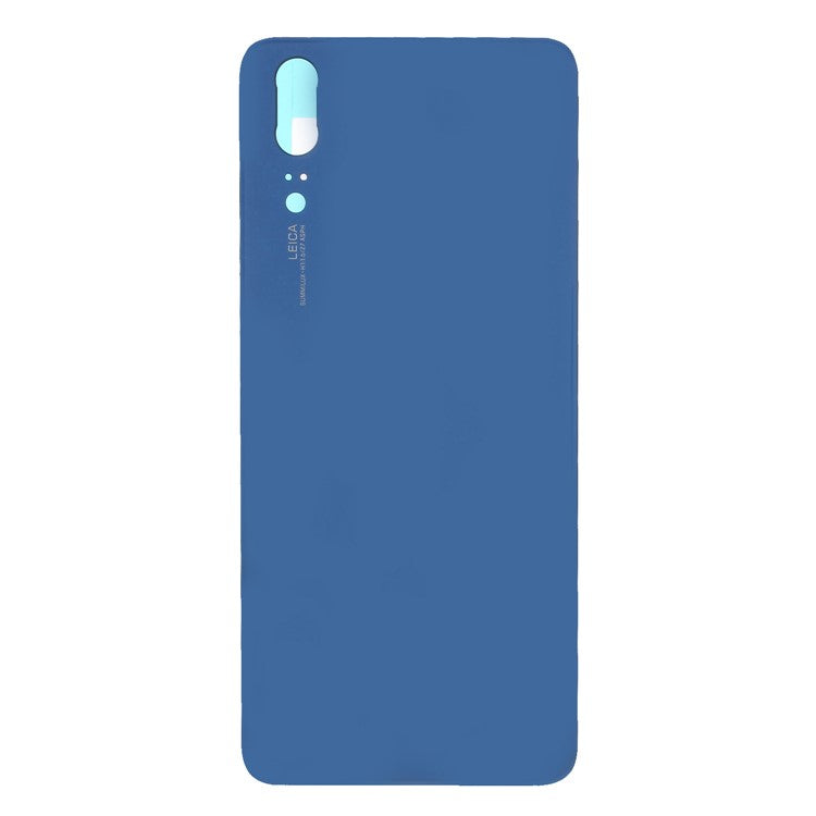Blue - Battery Housing Door Cover Replace Part with Adhesive Sticker for Huawei P20
