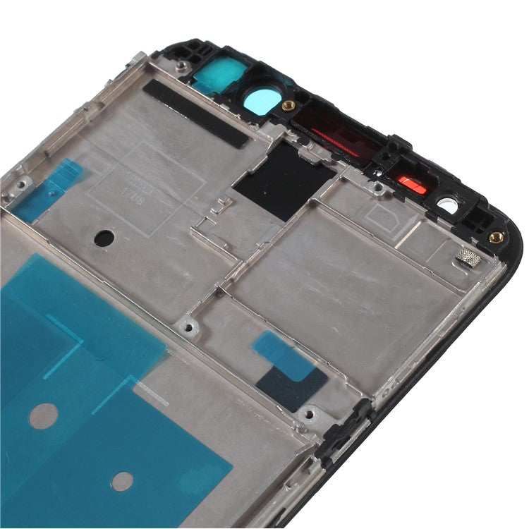 OEM Middle Plate Frame Part for Huawei Mate 10 Lite with Earpiece Mesh - Black