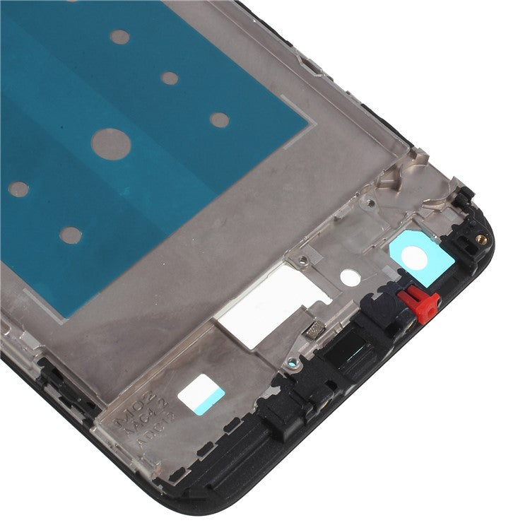 OEM Middle Plate Frame Part for Huawei Mate 10 Lite with Earpiece Mesh - Black