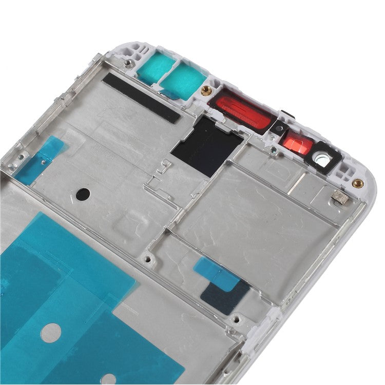 OEM Middle Plate Frame Repair Part for Huawei Mate 10 Lite with Earpiece Mesh - White