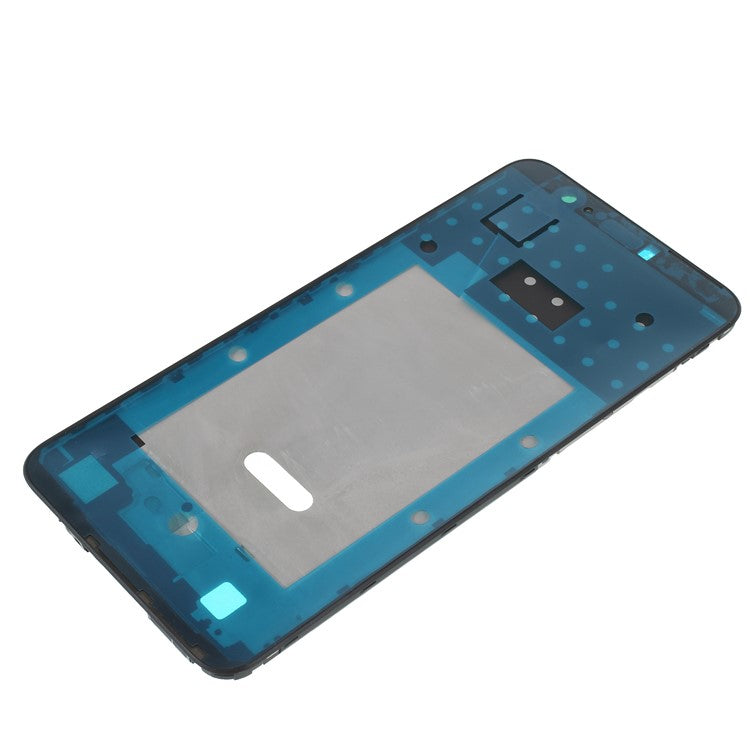 OEM Middle Plate Frame Replacement for Huawei P Smart/Enjoy 7S with Earpiece Mesh - Black