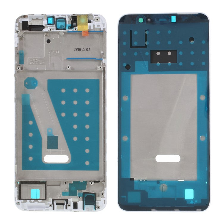 OEM Middle Plate Frame Part for Huawei P Smart/Enjoy 7S with Earpiece Mesh - White