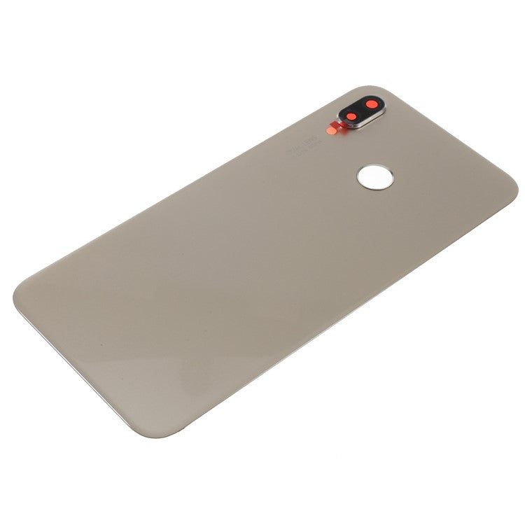 OEM Battery Housing Part with Adhesive Sticker + Camera Lens Ring Cover for Huawei P20 Lite / Nova 3e - Gold