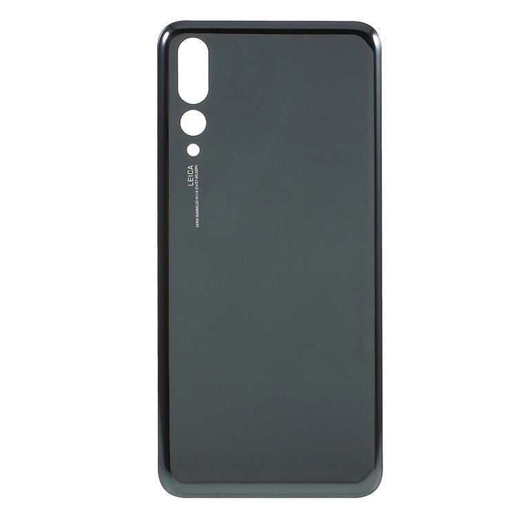 Battery Housing Cover Spare Part with Adhesive Sticker for Huawei P20 Pro - Black