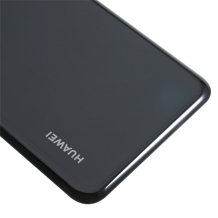 Battery Housing Cover Spare Part with Adhesive Sticker for Huawei P20 Pro - Black