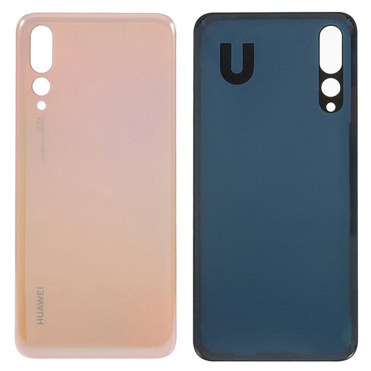 Battery Housing Cover Replacement with Adhesive Sticker for Huawei P20 Pro - Pink