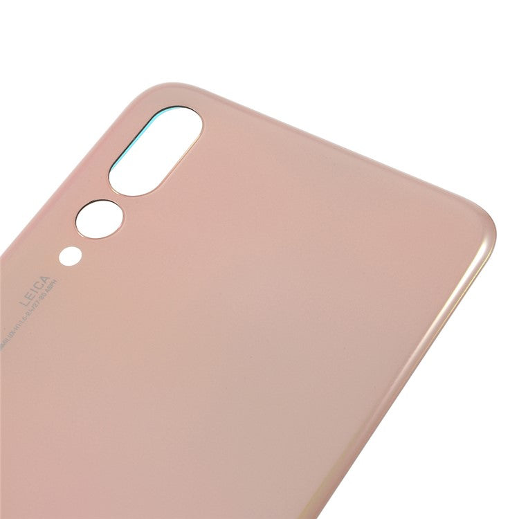 Battery Housing Cover Replacement with Adhesive Sticker for Huawei P20 Pro - Pink
