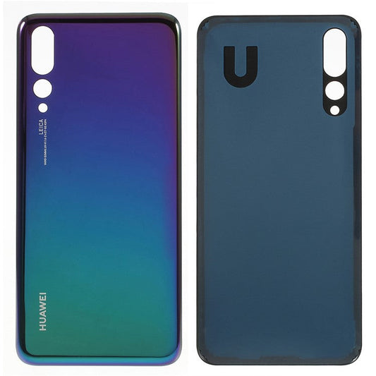 Battery Housing Cover Part with Adhesive Sticker for Huawei P20 Pro - Purple