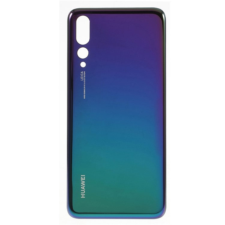 Battery Housing Cover Part with Adhesive Sticker for Huawei P20 Pro - Purple