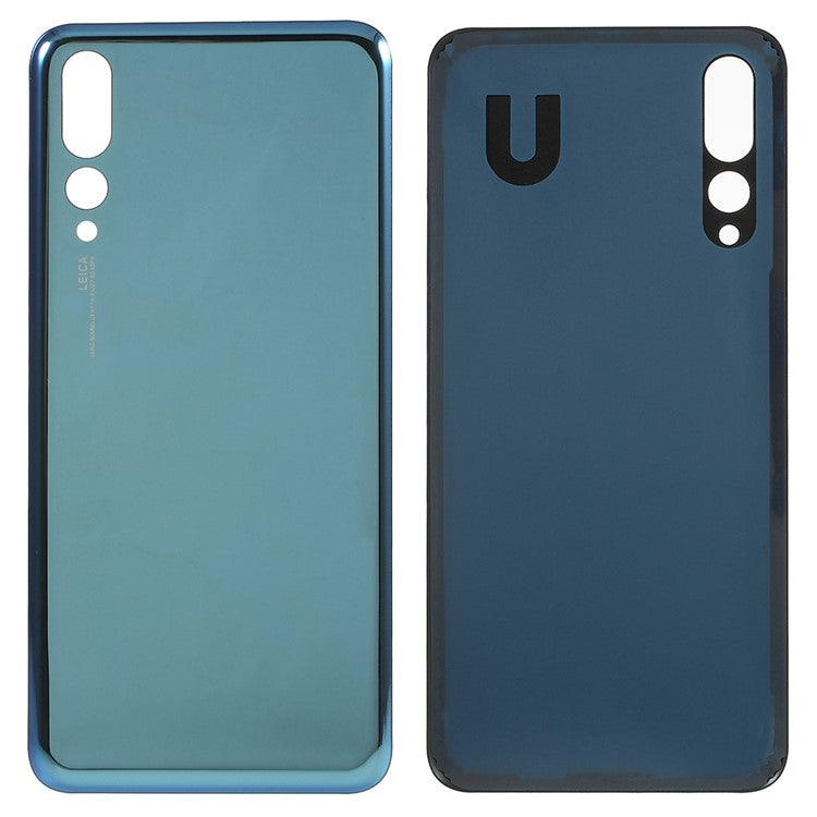 Battery Housing Cover Replace Part with Adhesive Sticker for Huawei P20 Pro - Blue