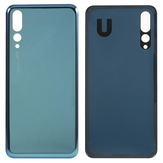 Battery Housing Cover Replace Part with Adhesive Sticker for Huawei P20 Pro - Blue