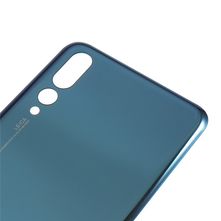 Battery Housing Cover Replace Part with Adhesive Sticker for Huawei P20 Pro - Blue
