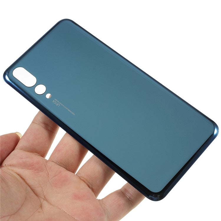 Battery Housing Cover Replace Part with Adhesive Sticker for Huawei P20 Pro - Blue