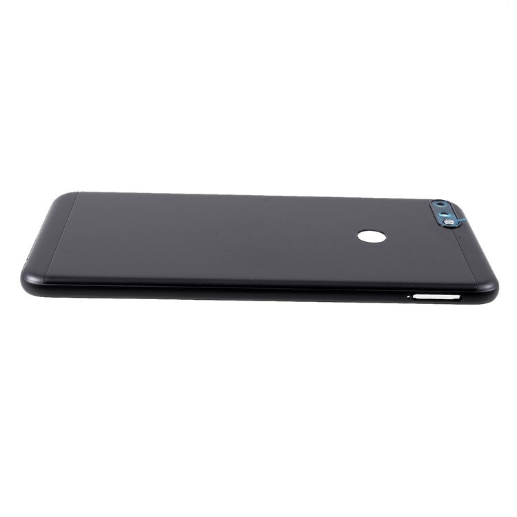 OEM Battery Housing Door Cover with Rear Camera Glass Lens for Huawei Honor 7C - Black