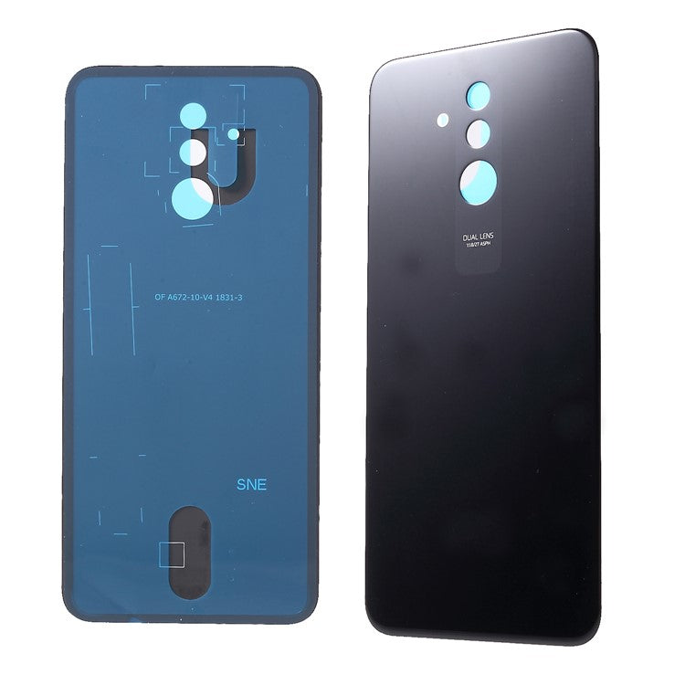 For Huawei Mate 20 Lite Back Battery Housing Door Cover - Black