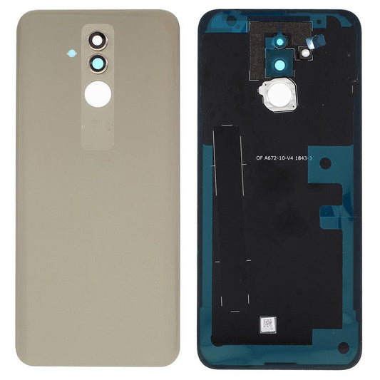 For Huawei Mate 20 Lite OEM Back Battery Housing [with Camera Lens Ring Cover + Adhesive Sticker] - Gold