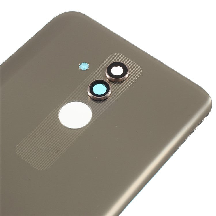 For Huawei Mate 20 Lite OEM Back Battery Housing [with Camera Lens Ring Cover + Adhesive Sticker] - Gold