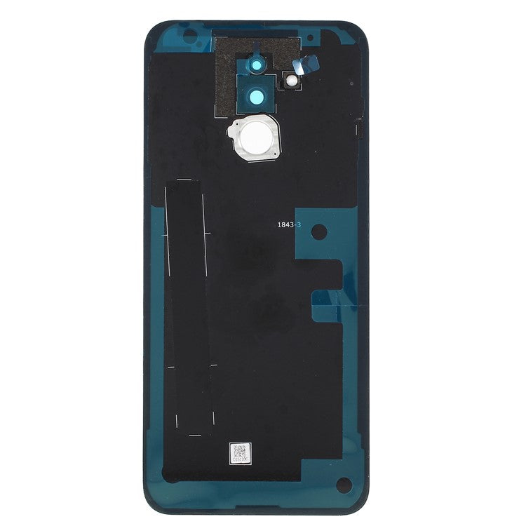 For Huawei Mate 20 Lite OEM Back Battery Housing [with Camera Lens Ring Cover + Adhesive Sticker] - Black