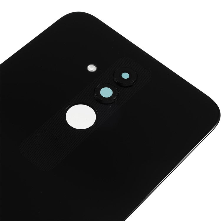 For Huawei Mate 20 Lite OEM Back Battery Housing [with Camera Lens Ring Cover + Adhesive Sticker] - Black