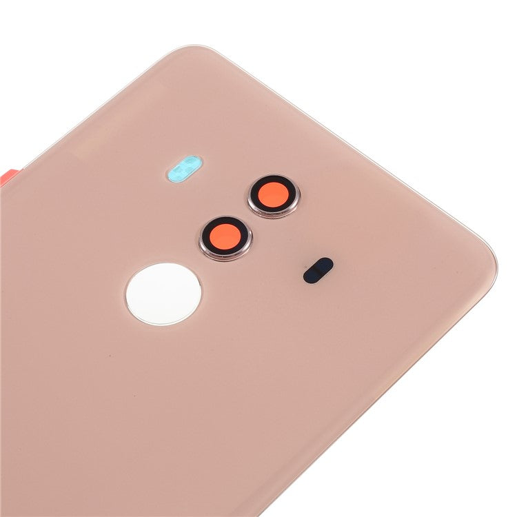 For Huawei Mate 10 Pro OEM Battery Housing Door Cover [with Camera Lens Ring Cover + Adhesive Sticker] - Pink Gold