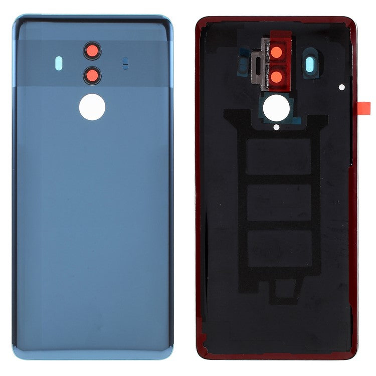 For Huawei Mate 10 Pro OEM Battery Housing Door Cover [with Camera Lens Ring Cover + Adhesive Sticker] - Blue
