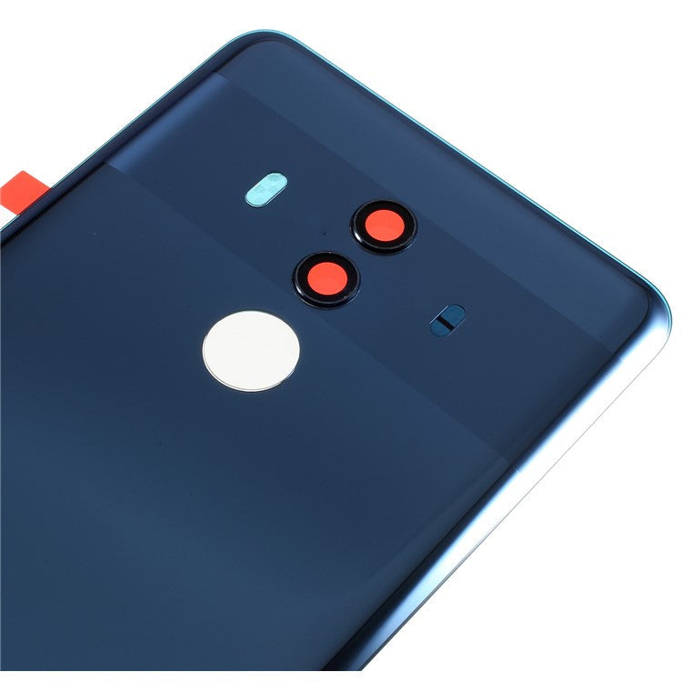 For Huawei Mate 10 Pro OEM Battery Housing Door Cover [with Camera Lens Ring Cover + Adhesive Sticker] - Blue