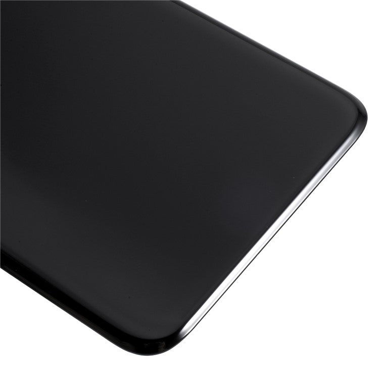 OEM Back Battery Housing for Huawei P20 Pro [with Camera Lens Ring Cover + Adhesive Sticker] - Black