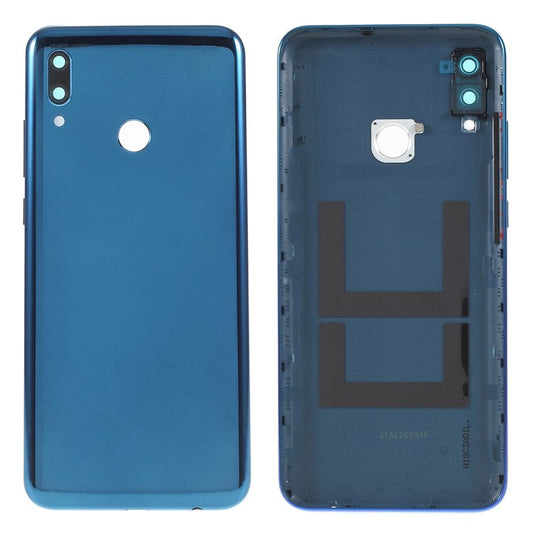 OEM Back Battery Housing with Camera Lens Ring Cover + Side Buttons for Huawei P Smart (2019) - Blue