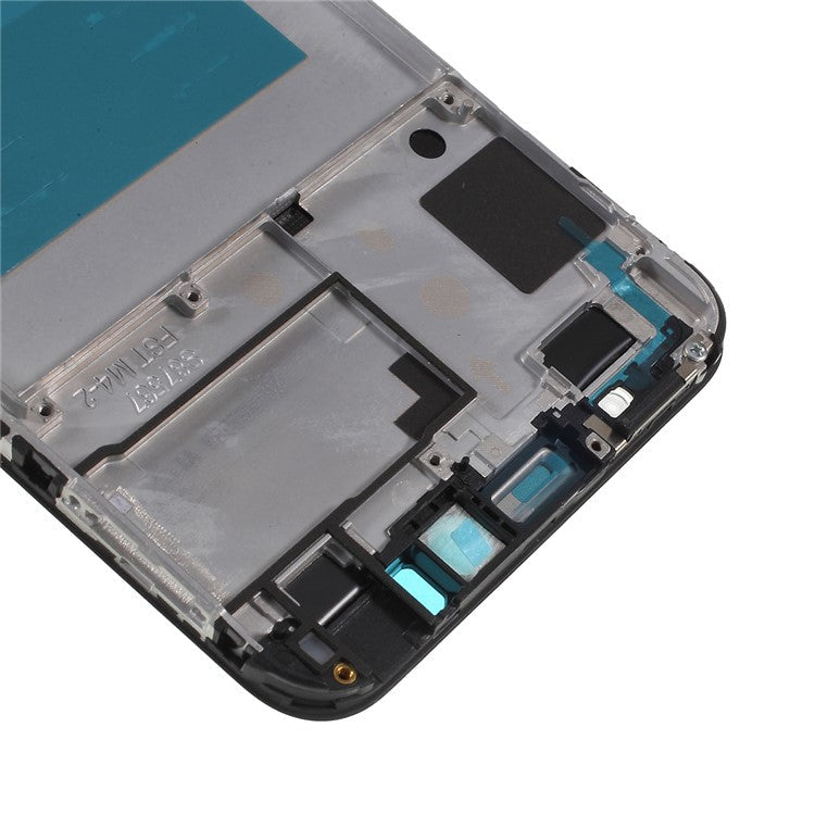 OEM Middle Plate Frame with Microphone Net for Huawei Y6 (2018) / Enjoy 8e / Honor 7A (with Fingerprint Sensor) - Black
