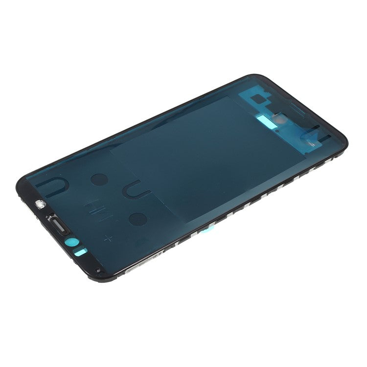 OEM Middle Plate Frame with Microphone Net for Huawei Y6 (2018) / Enjoy 8e / Honor 7A (with Fingerprint Sensor) - Black