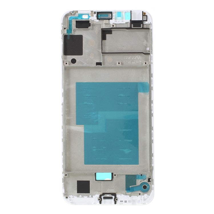 OEM Middle Plate Frame with Microphone Net for Huawei Y6 (2018) / Enjoy 8e / Honor 7A (with Fingerprint Sensor) - White