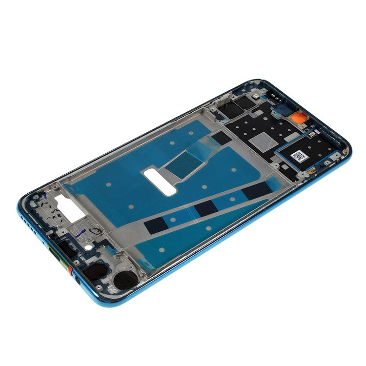For Huawei nova 4e OEM Front Housing Frame + Earpiece Mesh Replacement Part - Blue