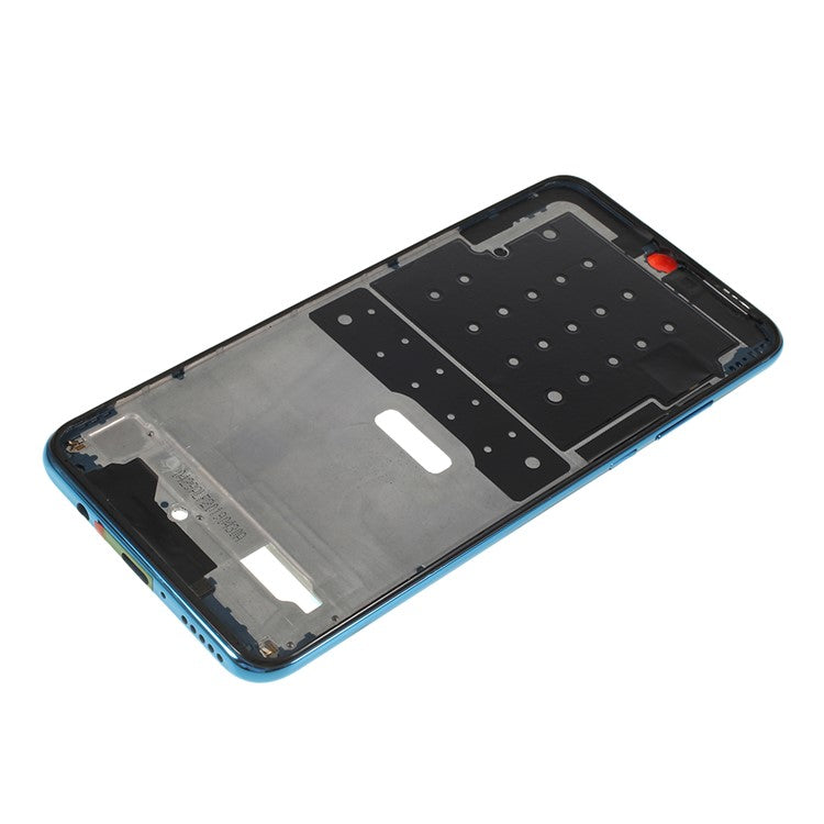 For Huawei nova 4e OEM Front Housing Frame + Earpiece Mesh Replacement Part - Blue