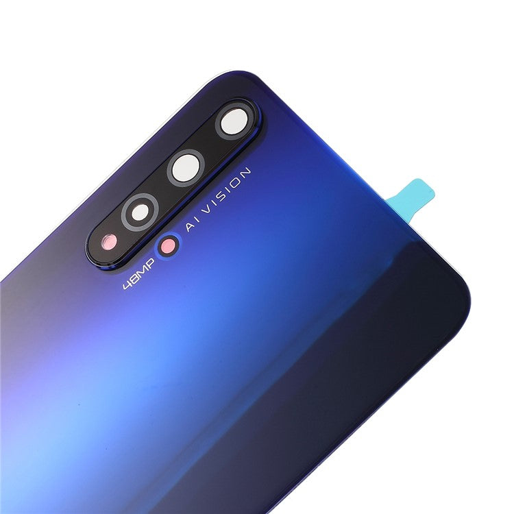 For Huawei Honor 20 YAL-L21 OEM Back Battery Housing [with Camera Lens Ring Cover] - Blue