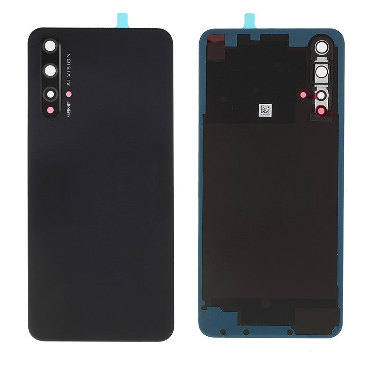 For Huawei Honor 20 YAL-L21 OEM Back Battery Housing [with Camera Lens Ring Cover] - Black