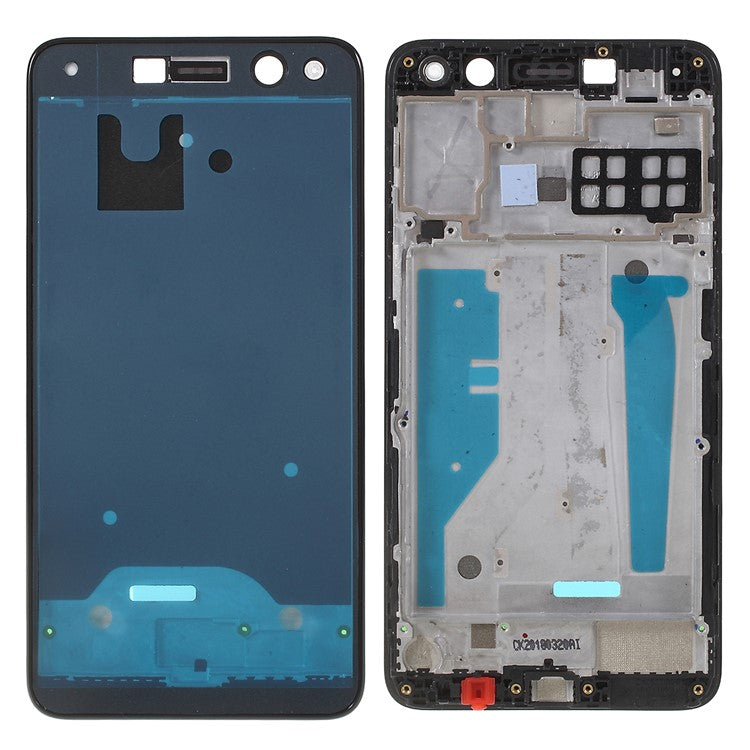 OEM Middle Plate Frame with Microphone Net for Huawei Y6 (2017) - Black