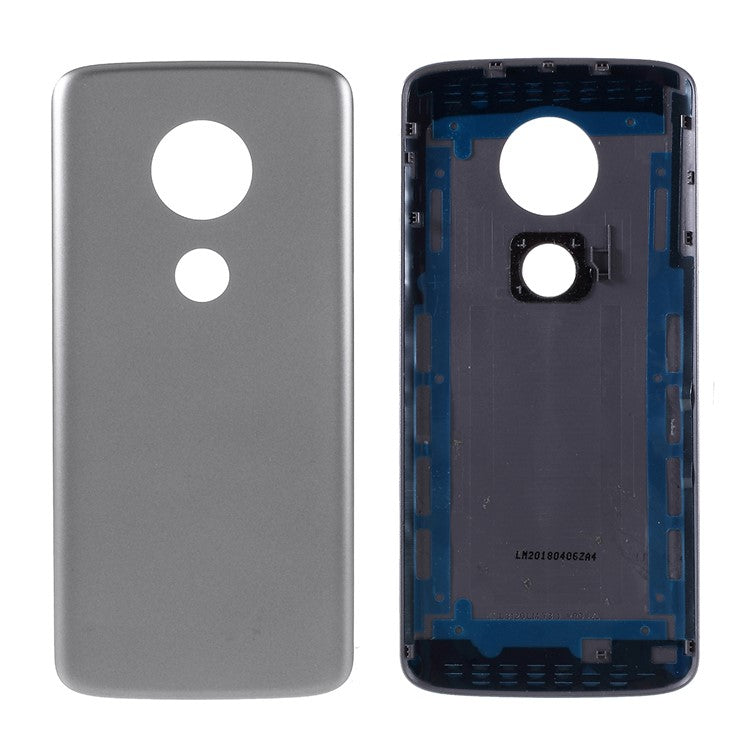 OEM Battery Door Housing Cover with Adhesive Sticker [EU Version] (without Logo) for Motorola Moto E5 - Silver